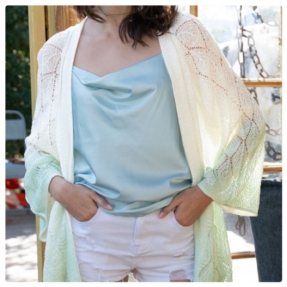 Feeling the Breeze in Pistachio-Ombre Cardigan - Picture 6 of 12